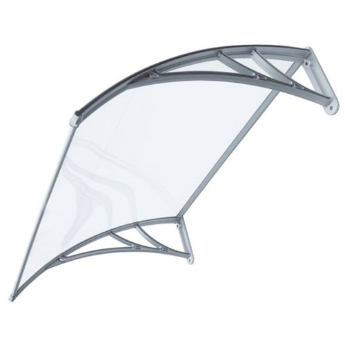 Alero 100x150 Cm Policarbonato Transparente Baldara