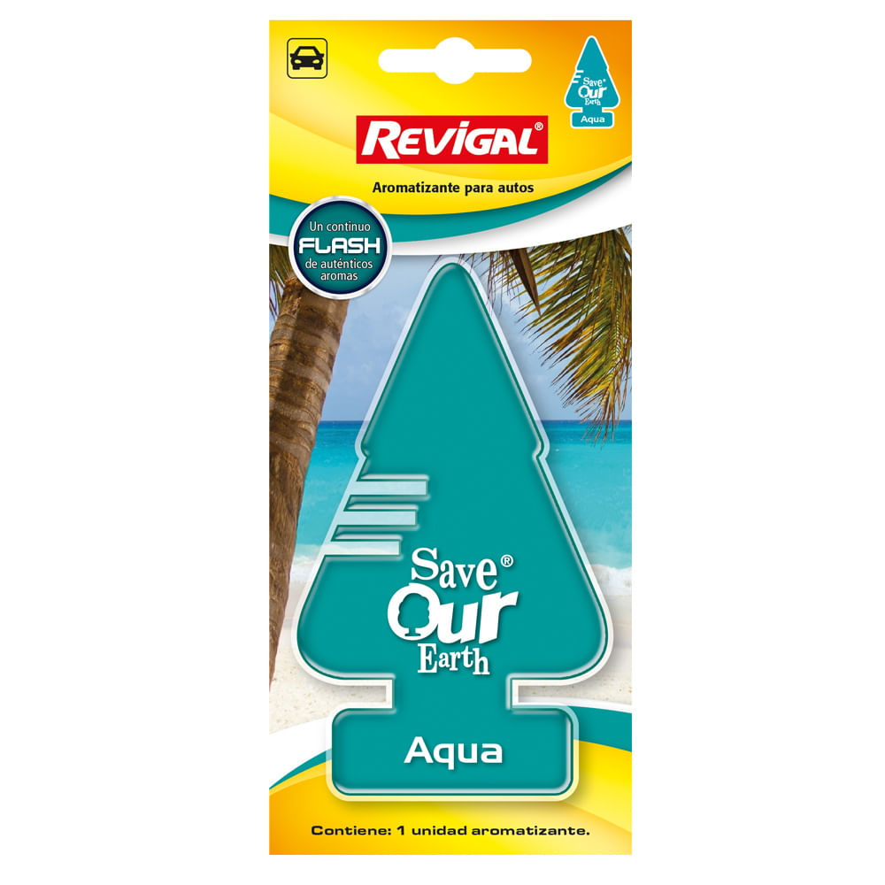 Aromatizante para Autos Aqua 1 Un Revigal