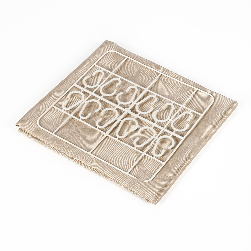 Cortina de Baño Jacquard Blanco Amalfi