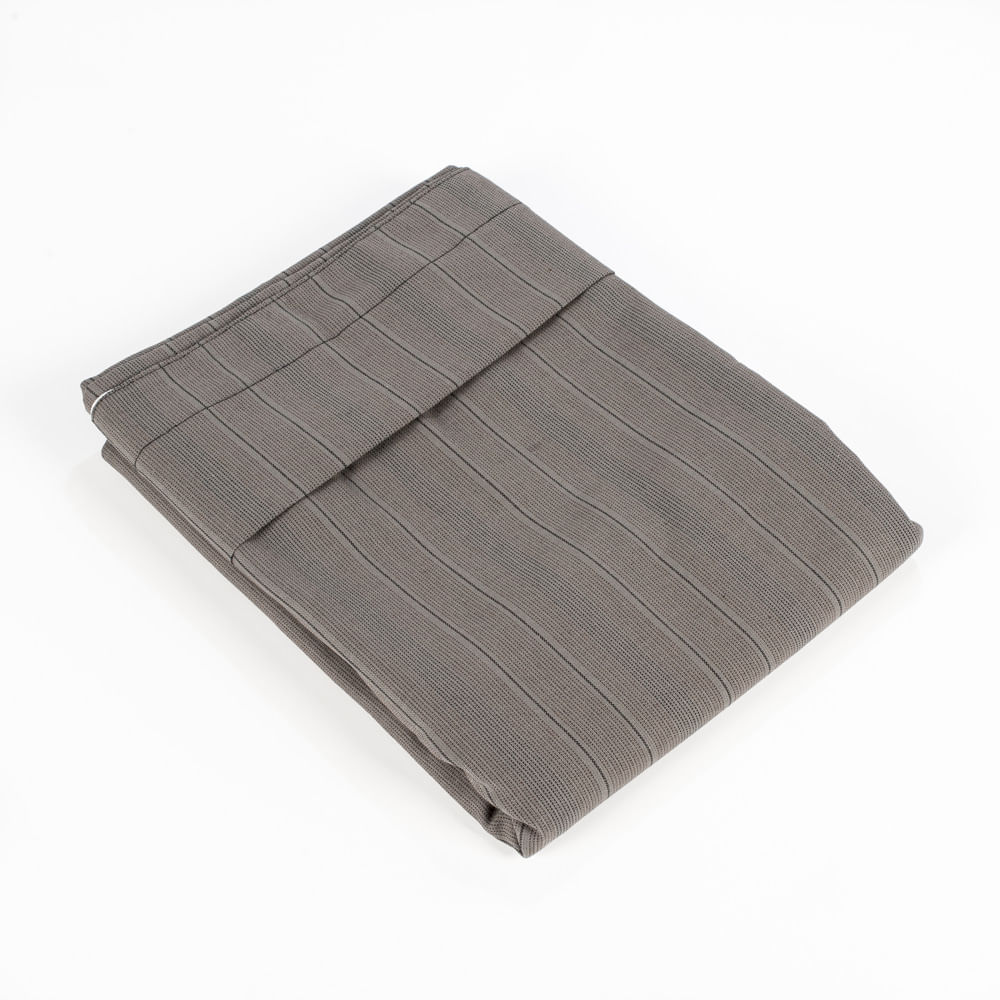 Cortina Lino Gris Oscuro 210x134 Cm Frunce Coleccionne