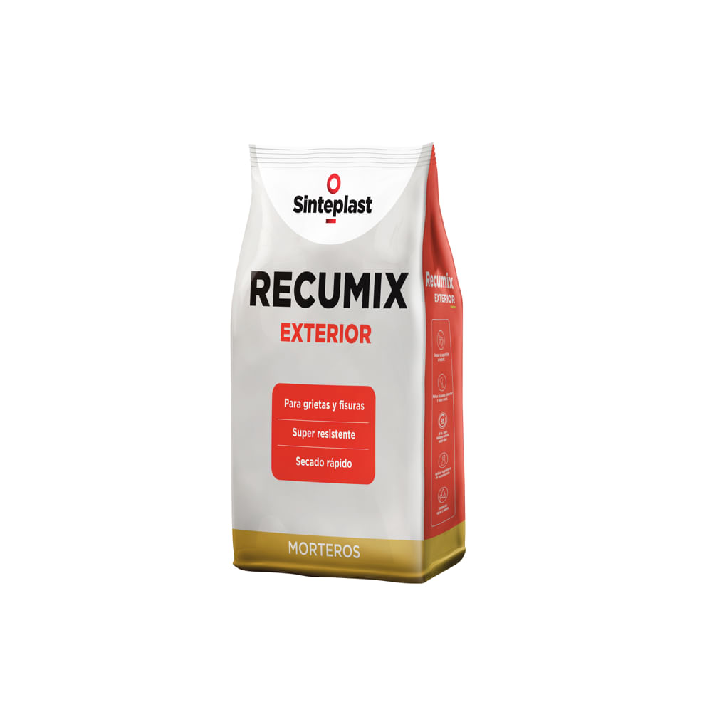 Mortero Exterior Gris Mate 5 Kg Super Resistente Sinteplast