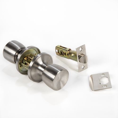 Cerradura Libre Paso Tubular Acero Inox Satín Arnik