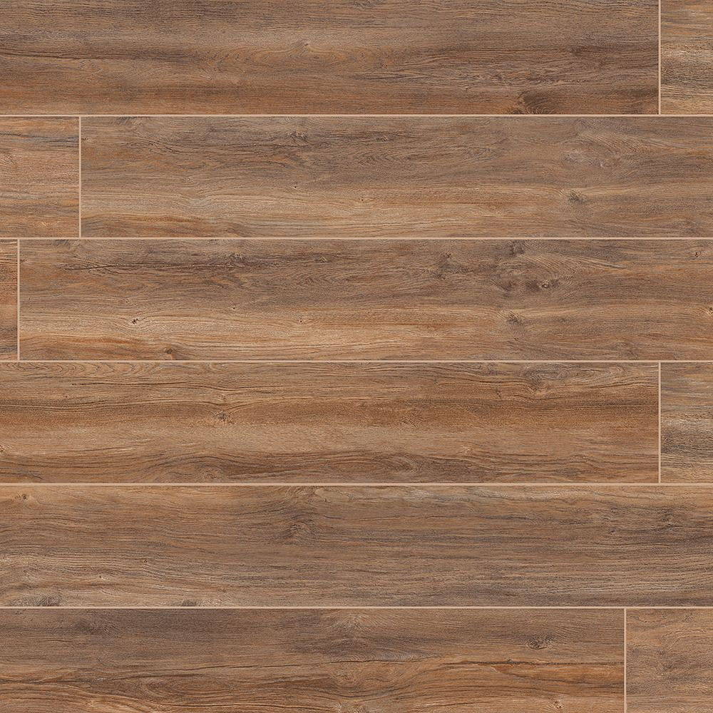 Porcelanato Símil Madera 20X120 Cm Marrón Cañuelas