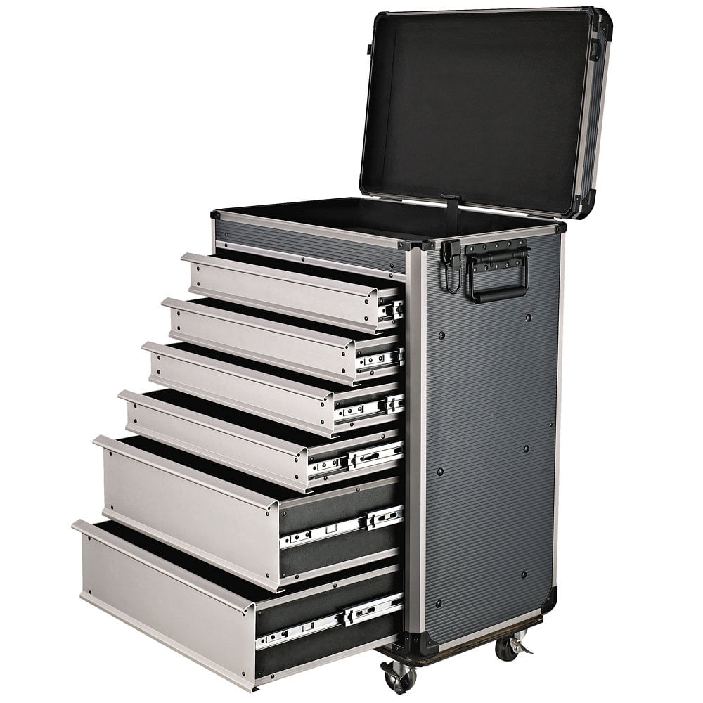 Gabinete para Herramientas con 6 Cajones 49.6x31x67.3 Cm Cromo Vanadio LK-C5840 Robust
