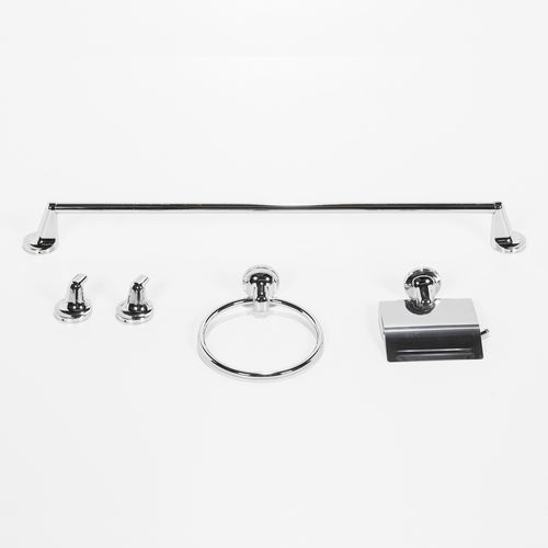 Set de Accesorios de Baño Cromado 5 Piezas Vessanti