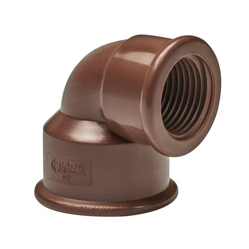 Codo 90° HH 3/4x1/2" Polipropileno Latyn Rosca