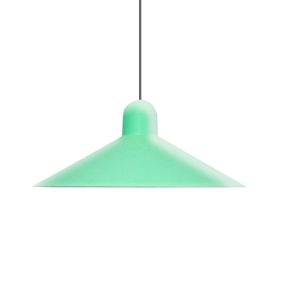 Colgante Clásico PVC E27 1 Luz Verde Eclipse - Easy