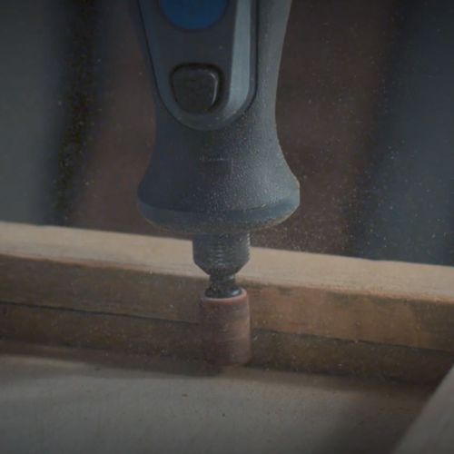 Tubo Lija Banda 120 Gr 6,4 Mm 6 Un Dremel
