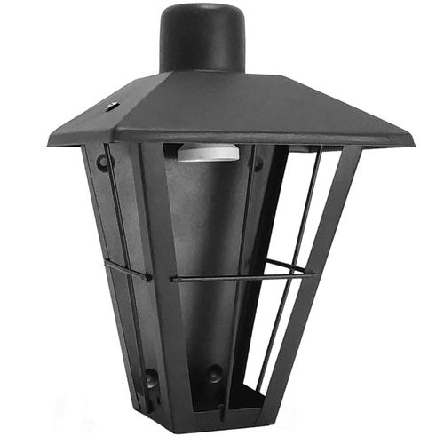 Farol Pared Led E27 26 W 25 Cm Acero Negro San Justo