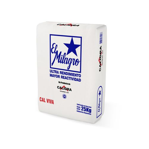 Cal Viva 25 Kg El Milagro