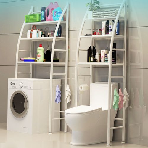 Estantería Organizadora Baño 48x25x166 Cm Metal Blanco Lucomex