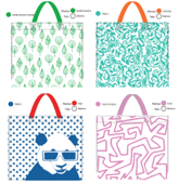 Bolsa Reutilizable 40x45 Cm Polipropileno Surtido Ecofactory