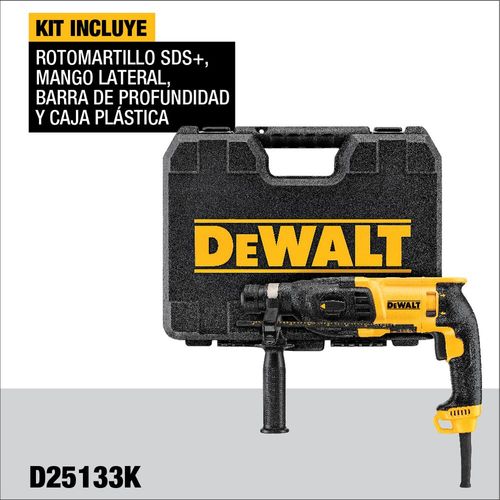 Rotomartillo 800 W + Maletín DeWalt