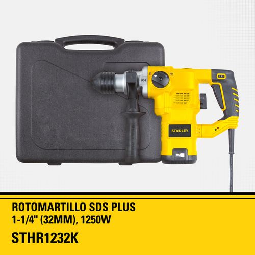 Rotomartillo 1250 W 32 Mm + Maletín Stanley