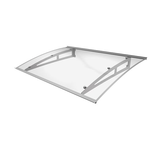 Alero 100x120 Cm Policarbonato Transparente Baldara