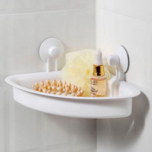 Organizador Ducha 4,5x28x21,2 Cm Plástico Blanco Cotidiana