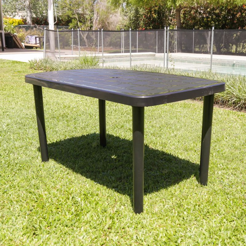 MESA JARDIN VOSS 1,35Mts Negra – Dumari Hogar