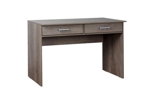 Escritorio 120x44,5x78,2 Cm Melamina Nebraska Gris Ricchezze