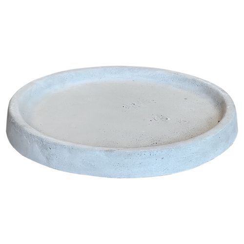 Plato para Macetas Cemento N°4 Gris La Cioppa