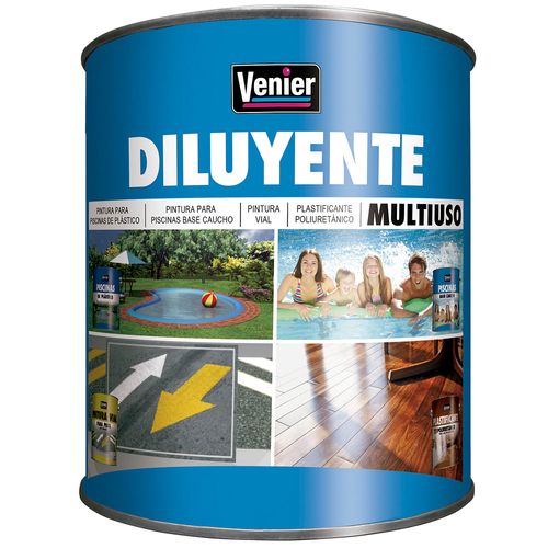 Diluyente Para Piletas de Plástico 1 Lts Multiuso Venier