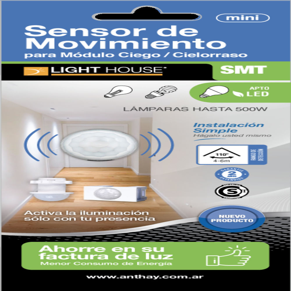 Sensor De Movimiento Interior