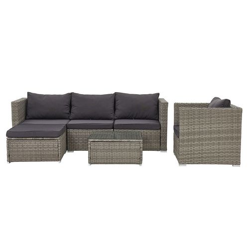 Set Living Símil Ratán 5 Personas Outzen New Dalí