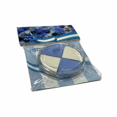 Maquillaje Artístico Celeste/Blanco Welstar