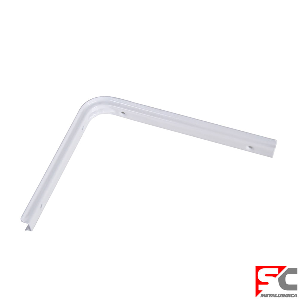 Soporte Bracket 20x25 Cm Acero Blanco Sc Metalúrgica