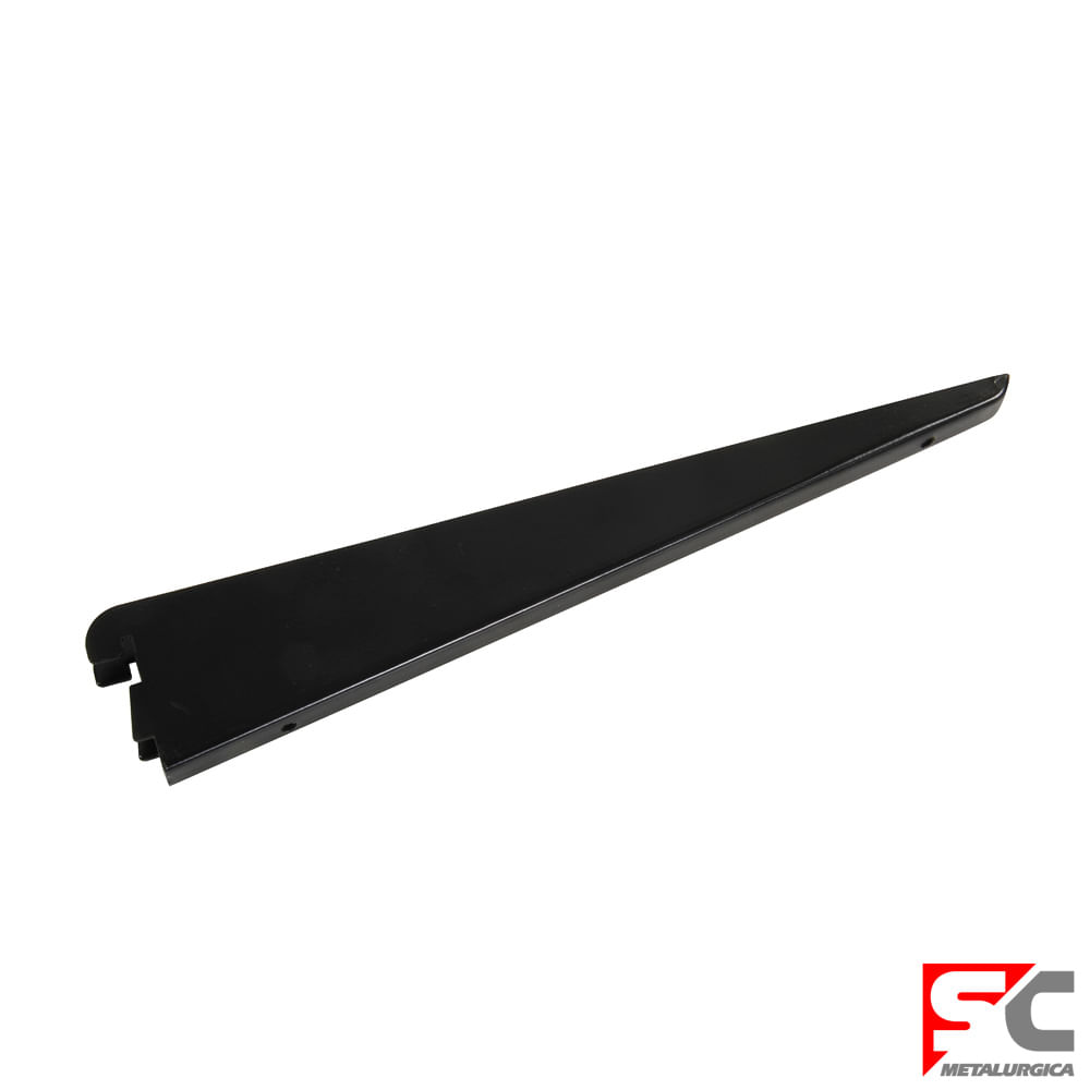 Ménsula Doble 27 Cm Acero Negro Sc Metalúrgica