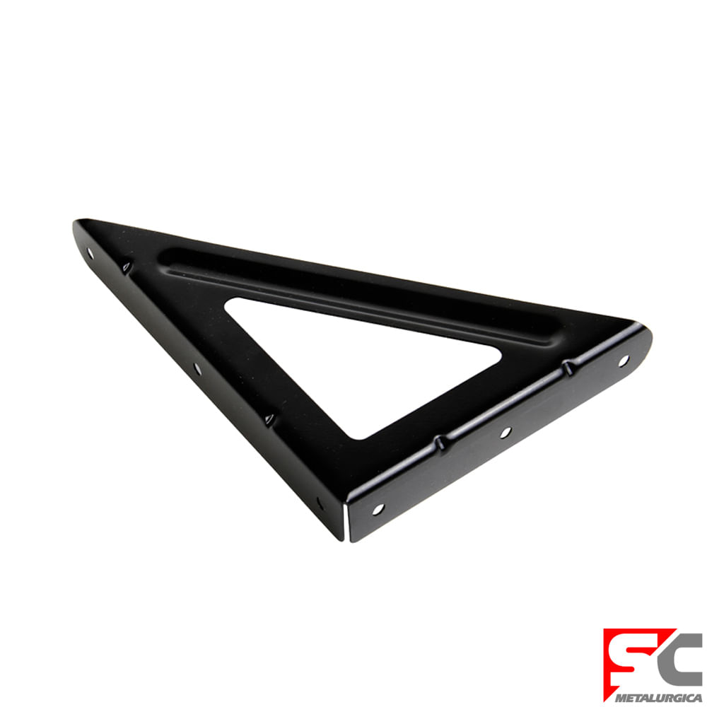 Ménsula Strong 25x30 Cm Acero Negro Sc Metalúrgica