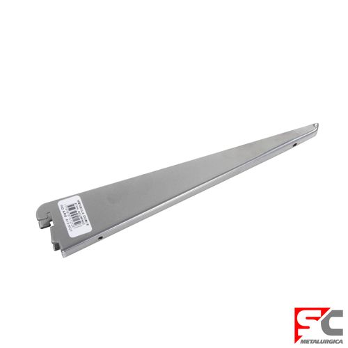 Ménsula Doble 27 Cm Acero Gris Sc Metalúrgica