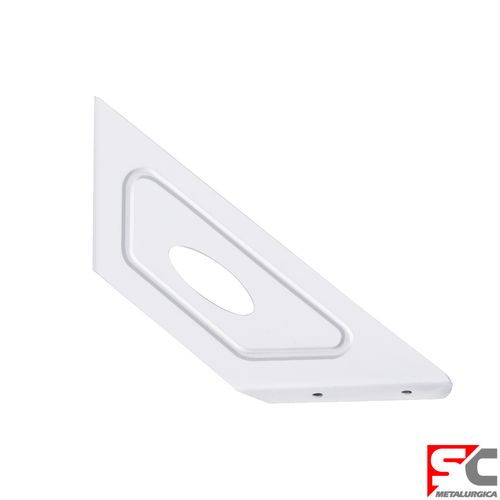 Ménsula 20 Cm Metal Blanco Sc Metalurgica