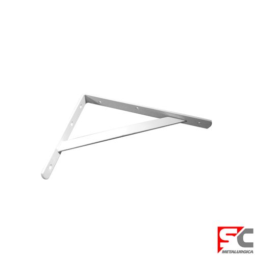 Ménsula Travesaño 20x30 Cm Acero Blanco Sc Metalúrgica