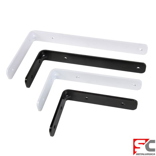 Ménsula Fuerte 100x150 Mm Acero Blanco Sc Metalúrgica