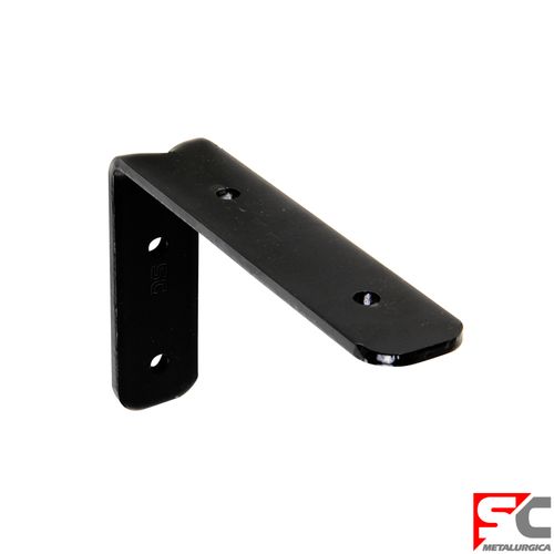 Ménsula 100x150 Mm Acero Negro Sc Metalúrgica