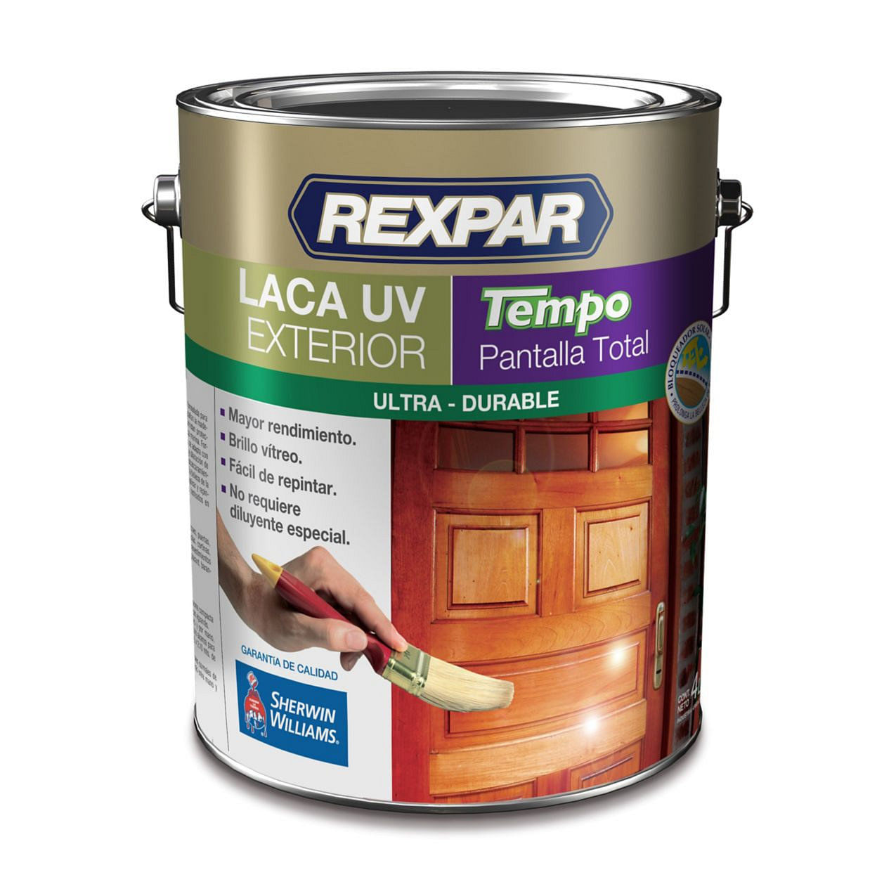 Laca Uv Exterior Tempo Brillante Sherwin Williams 1ts Easy