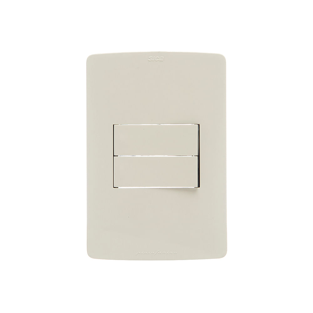 Llave de Luz Armada 2 Módulos Blanco 10A Silight Sica