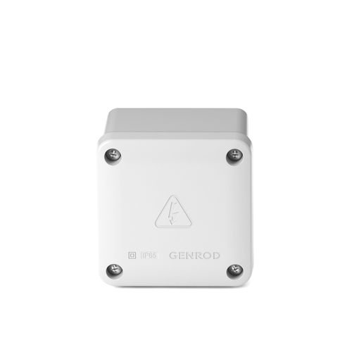 Caja de Pase Estanca IP65 90x90x55 Mm Blanco Genrod