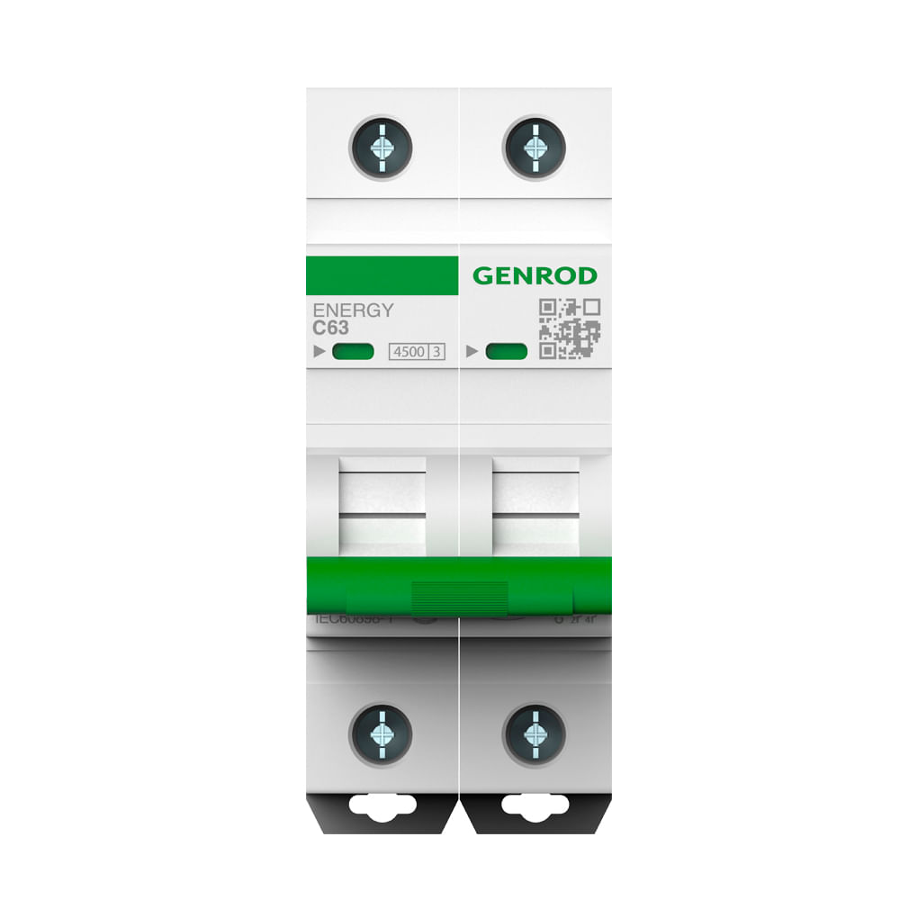 Interruptor Termomagnético 2X50A 4.5KA Genrod