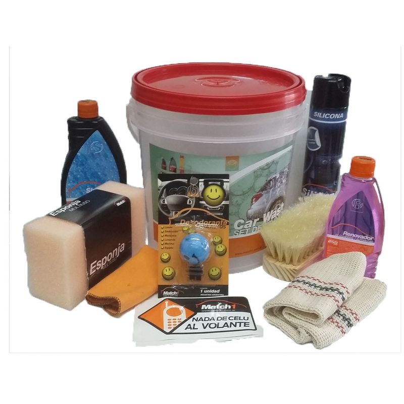car wash set de lavado ( balde 10 pzas Easy