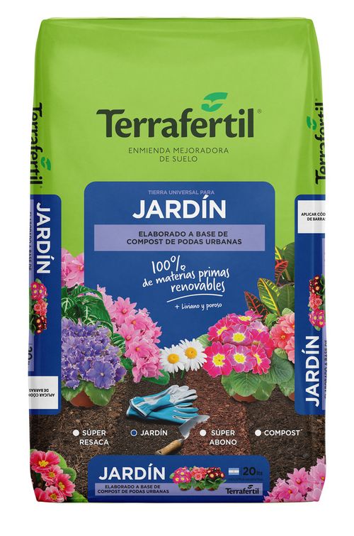 Tierra Universal Jardín 10 Lts Terrafertil
