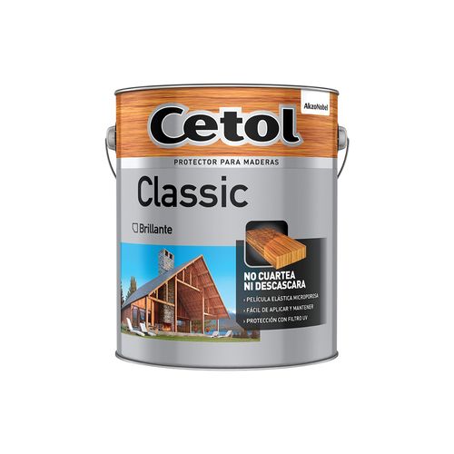 Impregnante Classic Cristal Brillante 4 Lts Cetol