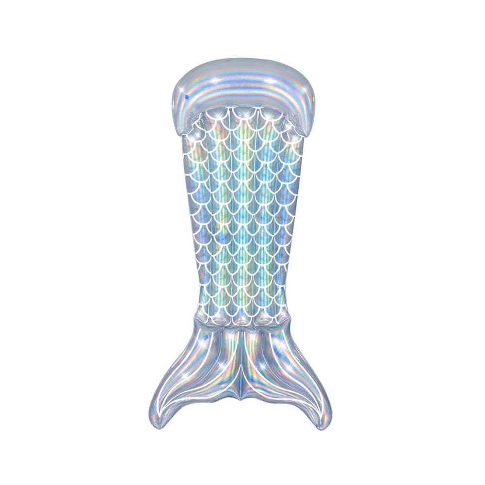 Colchoneta Inflable Sirena Holográfica 185x110 Cm Bestway