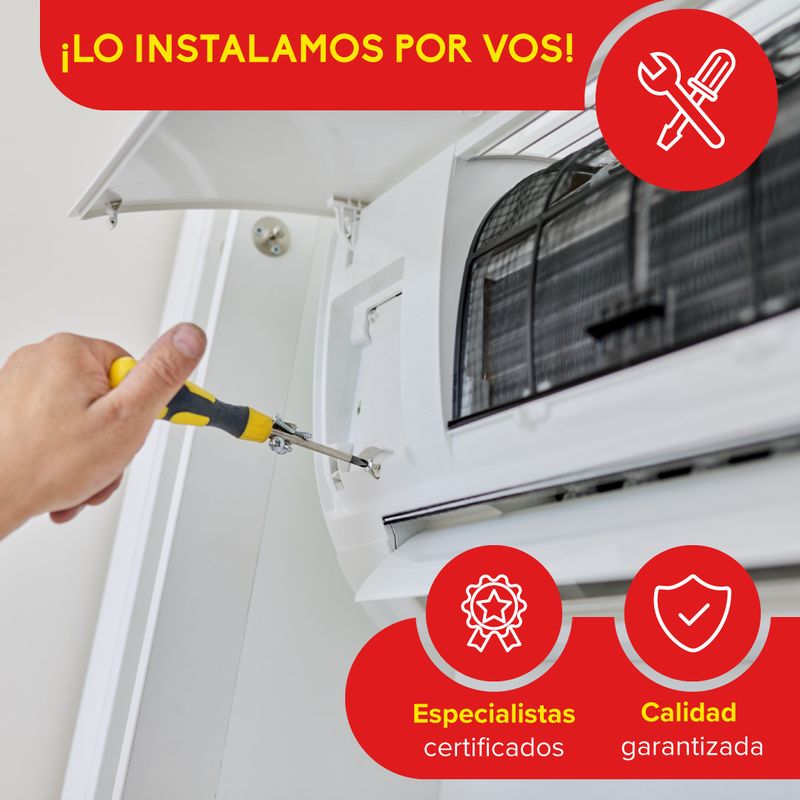 Instalación Básica Aire Acondicionado Comercial hasta 3500 frig/h