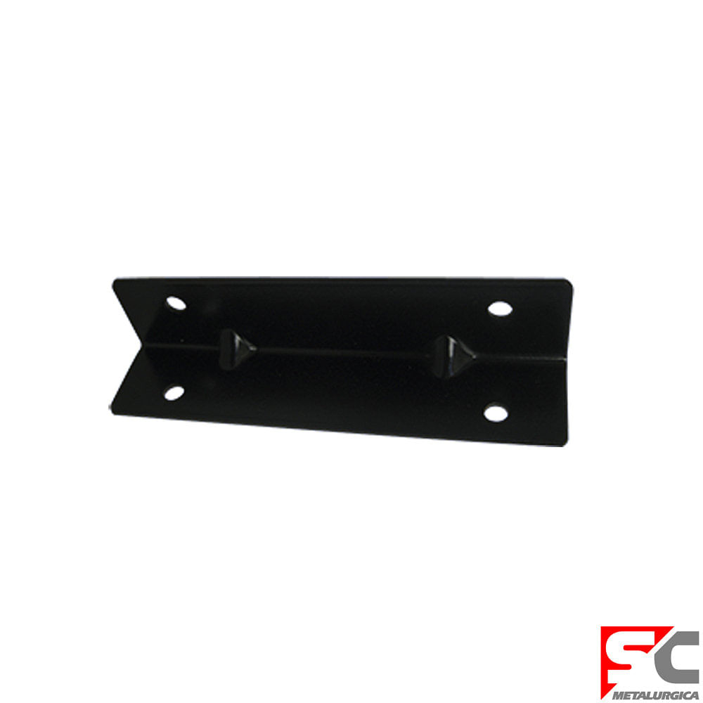 Soporte Ángulo 90° Negro Sc Metalúrgica