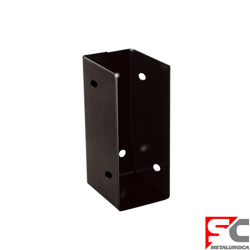 Caja Para Fijación 2x4" Negro Sc Metalúrgica