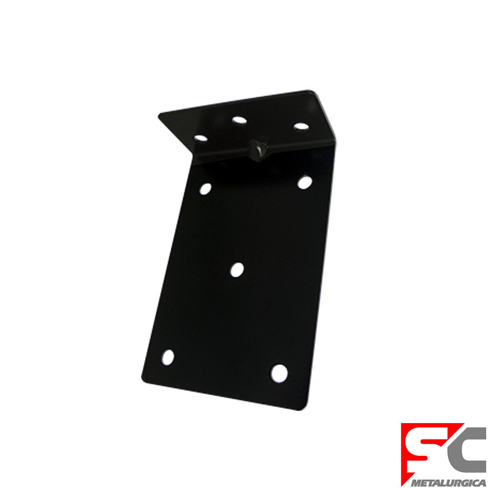 Soporte L Desigual 4" Negro Sc Metalúrgica