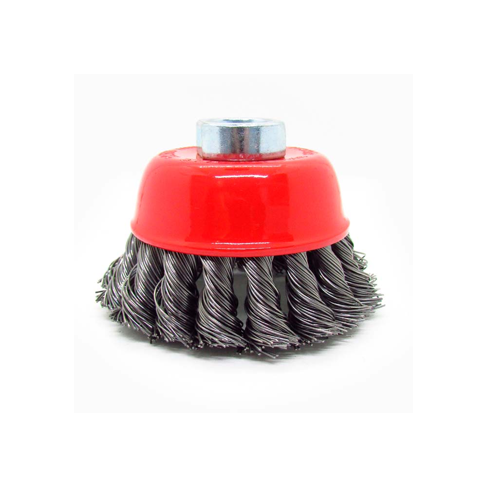 Cepillo Copa Trenzado para Amoladora 80 Mm Pegaso
