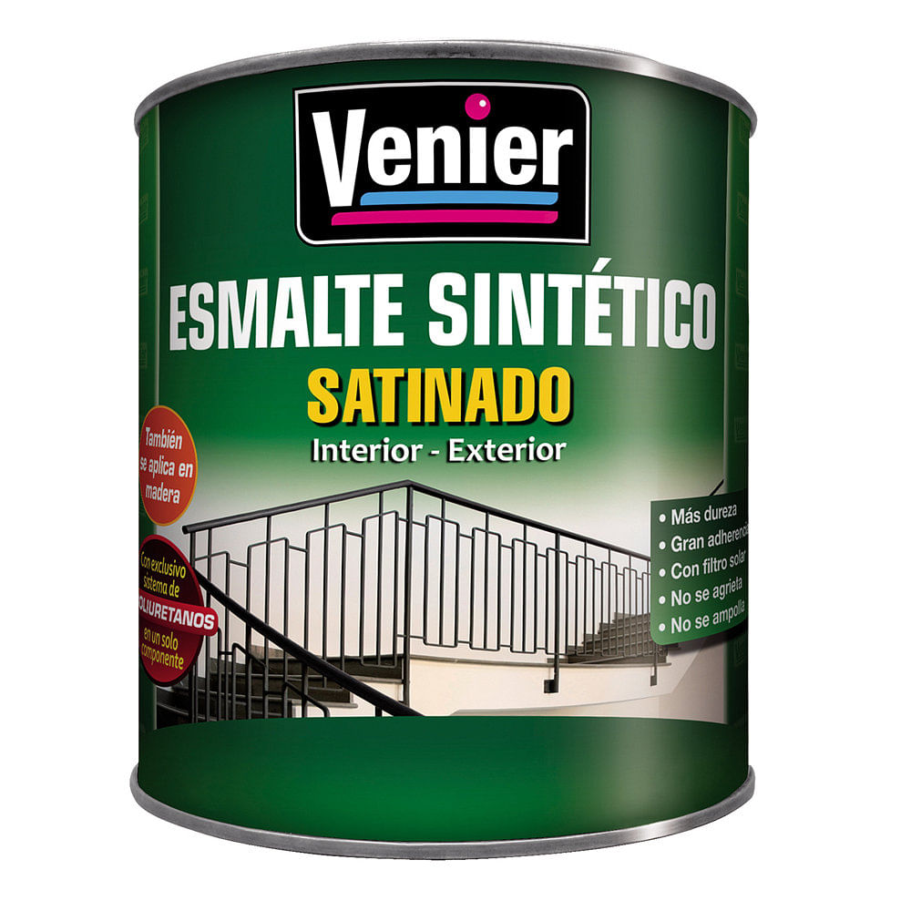 Esmalte Sintético Blanco Satinado 500 Ml Interior/Exterior Venier - Easy