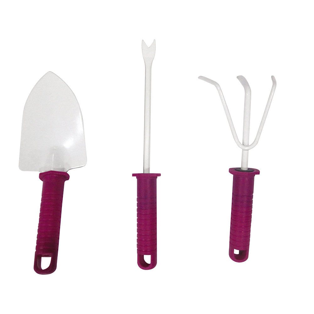 Set Herramientas para Jardín Metal 15 Cm Violeta Roots